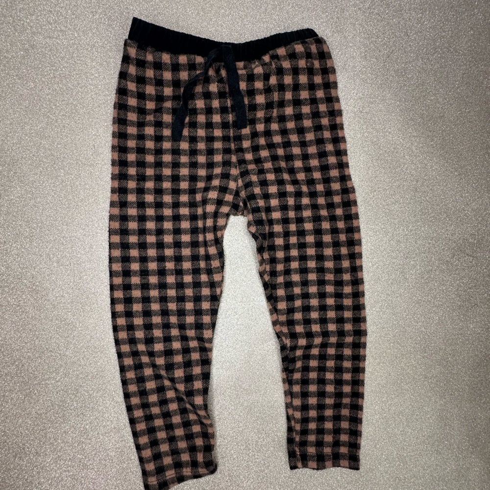 Zara Toddler plaid leggings size 2-3 years